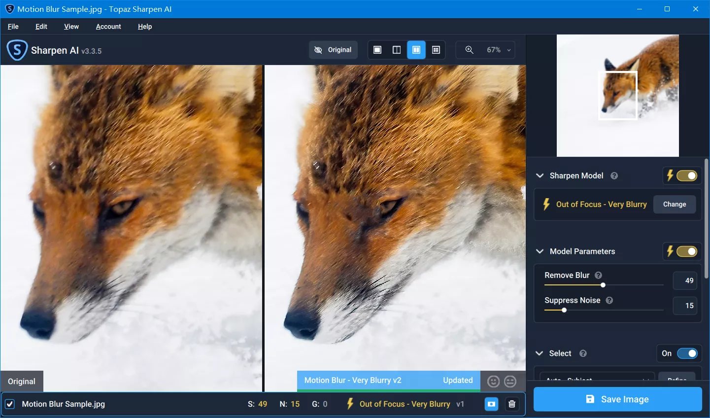 Topaz Sharpen AI智能图像清晰破解版插图1 Topaz Sharpen AI智能图像清晰破解版插图1