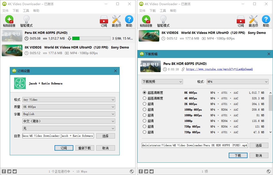 4K Video油管高清B站视频下载v4.24.4  可选择8K, 4K, 2K等视频清晰度-软件百科