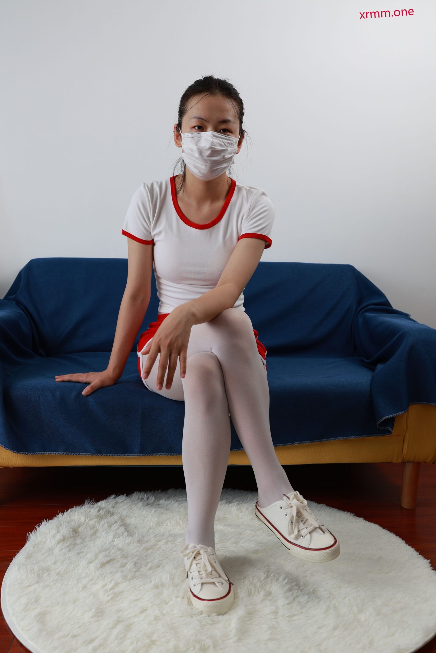 三禾摄影 No.068 体操服 白裤袜 帆布鞋_193P-软件百科