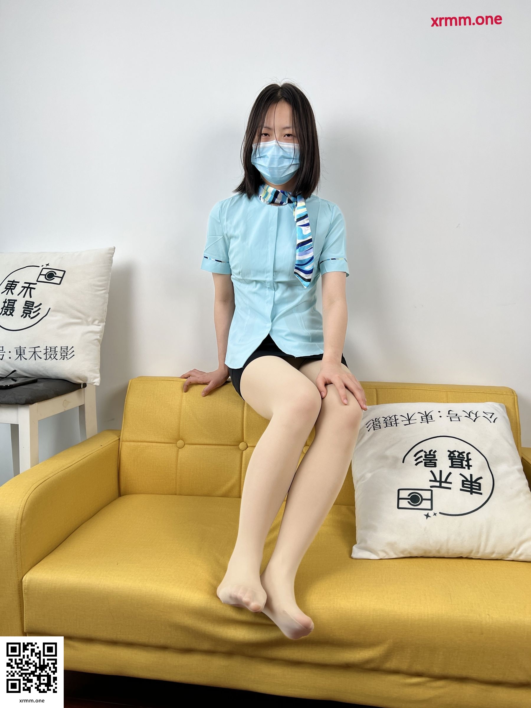 三禾摄影 No.076 空姐制服 肉丝高跟_296P-软件百科
