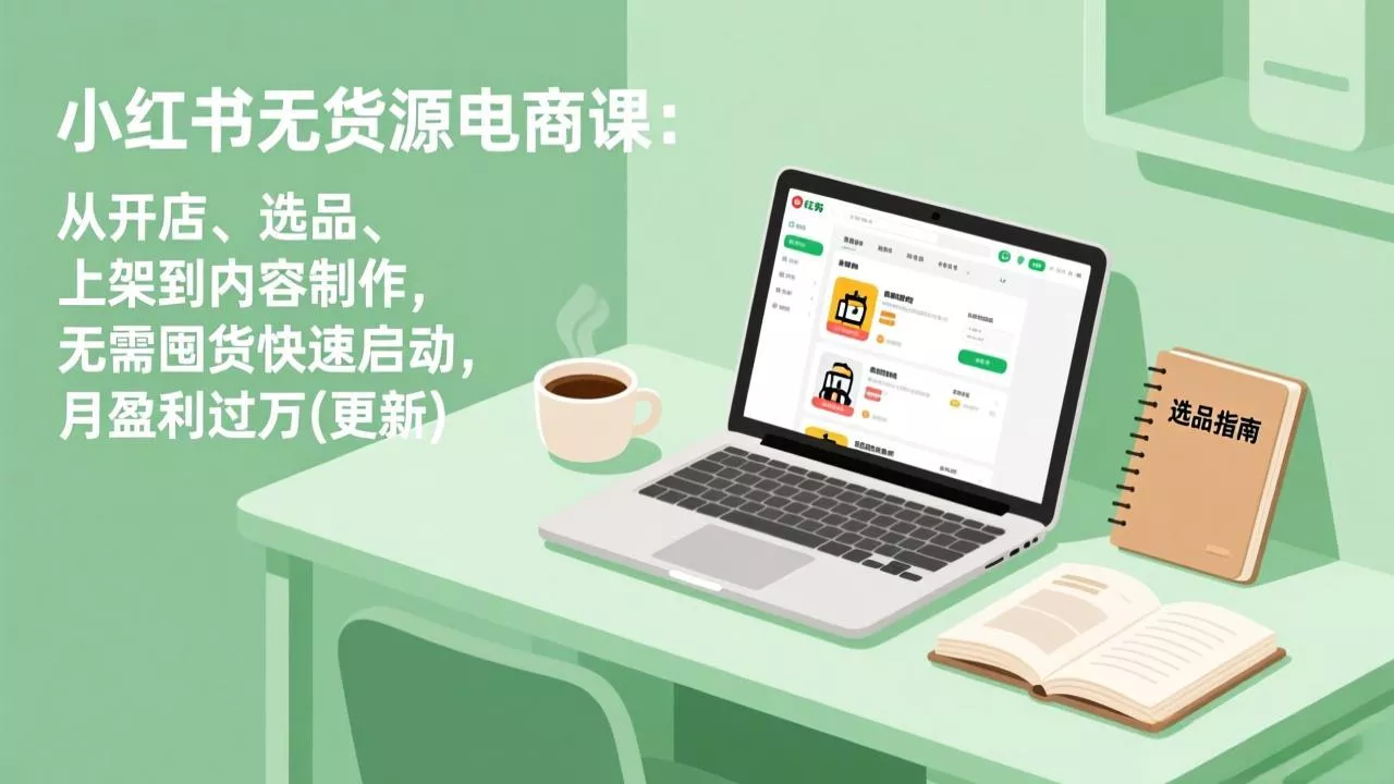 小红书无货源电商课(6月22更新-软件百科