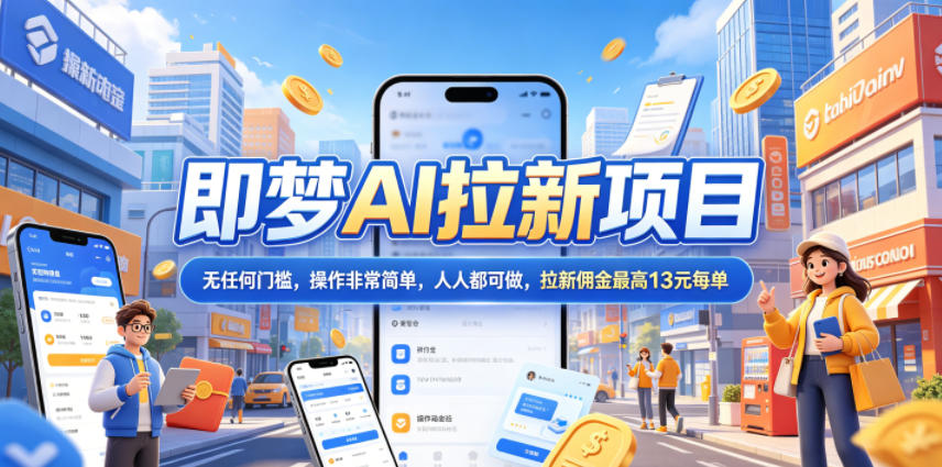 2026年即梦AI拉新项目最新玩法,无任何门槛,操作非常简单,人人都可做,拉新佣金最高13米每单(更新6月24日)-软件百科