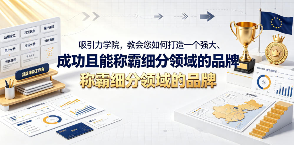 吸引力学院,教会您如何打造一个强大、成功且能称霸细分领域的品牌!【原创双语字幕】-软件百科